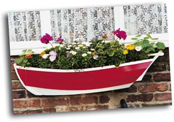 ... window box/garden planters in the shape of a traditional open topped